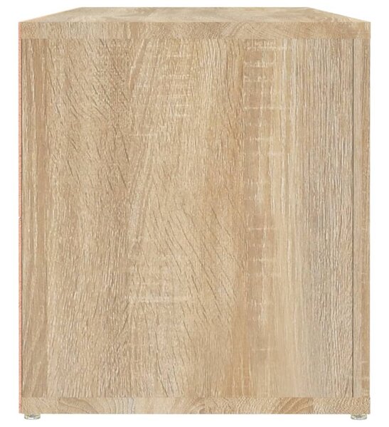 Sonoma tölgyszínű szerelt fa TV-szekrény 100x31,5x35 cm