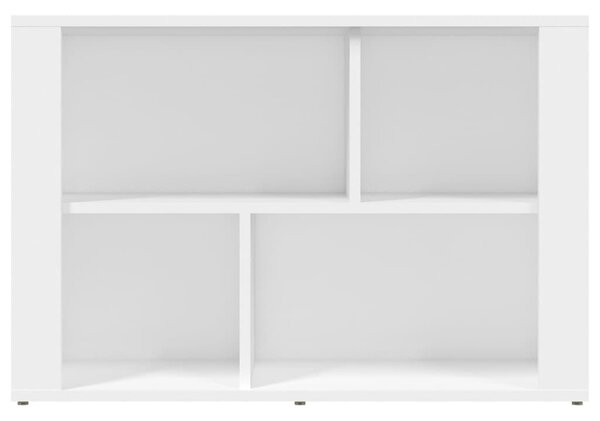 Fehér szerelt fa tálalószekrény 80x30x54 cm