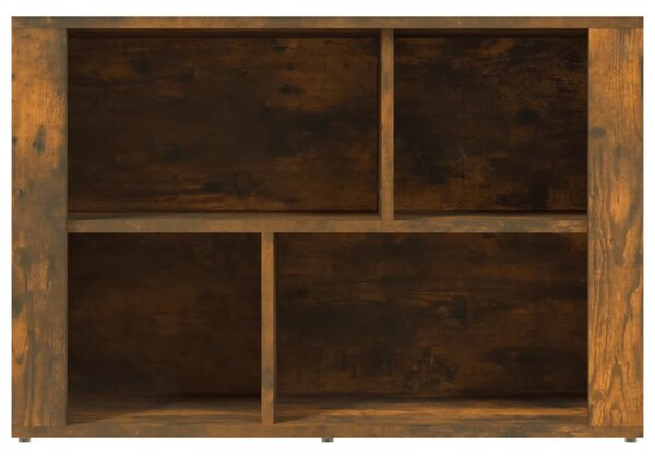 Füstös tölgy színű szerelt fa tálalószekrény 80x30x54 cm