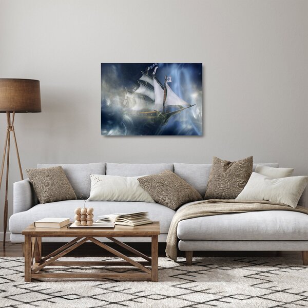 Kép - Szellemhajó (üvegen) (70x50 cm)