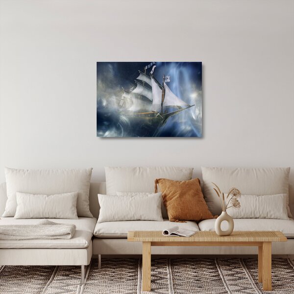 Kép - Szellemhajó (üvegen) (70x50 cm)