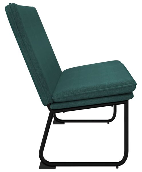 Sötétzöld szövetpad 100 x 75 x 76 cm