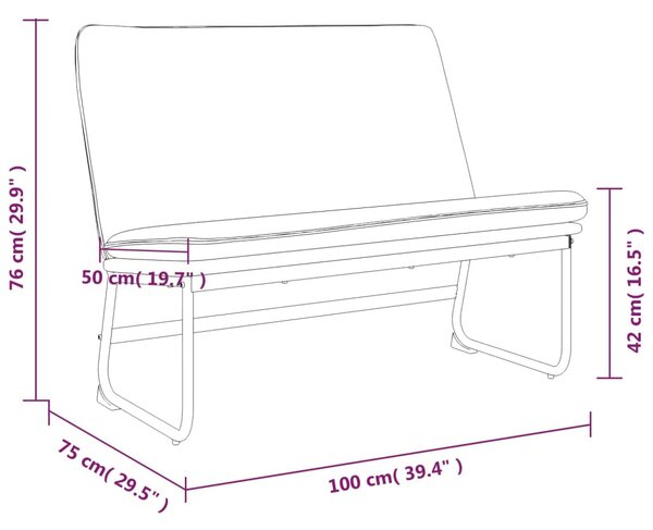 Sötétszürke szövetpad 100 x 75 x 76 cm