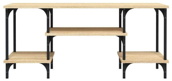 Sonoma tölgyszínű szerelt fa TV-szekrény 102x35x45,5 cm