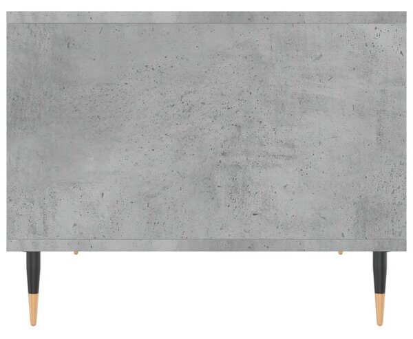Betonszürke szerelt fa dohányzóasztal 60 x 50 x 40 cm