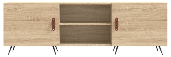 Sonoma tölgyszínű szerelt fa TV-szekrény 150x30x50 cm