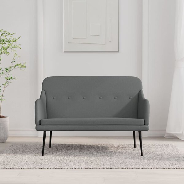 Sötétszürke szövetpad 110 x 76 x 80 cm