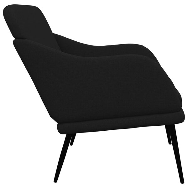 Fekete szövetpad 110 x 76 x 80 cm