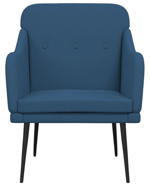 Kék szövetfotel 63 x 76 x 80 cm