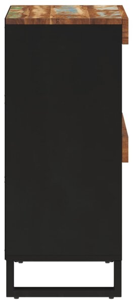Tömör újrahasznosított fa tálalószekrény 60 x 33 x 75 cm