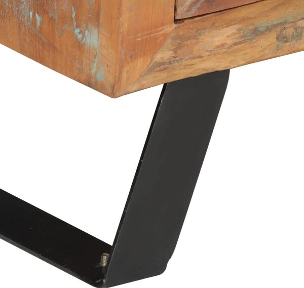 Tömör újrahasznosított fa TV-szekrény 112 x 30 x 45 cm