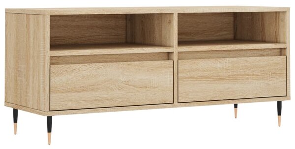 Sonoma tölgyszínű szerelt fa TV-szekrény 100x34,5x44,5 cm