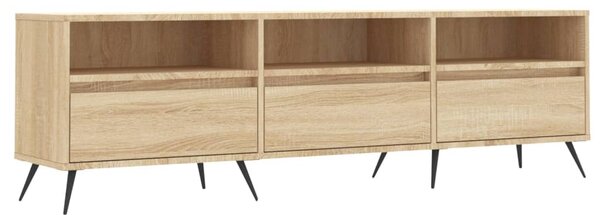 Sonoma tölgy színű szerelt fa fali TV-szekrény 150x30x44,5 cm