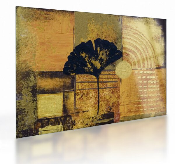 Kép - Ginkgo levél (üvegen) (70x50 cm)