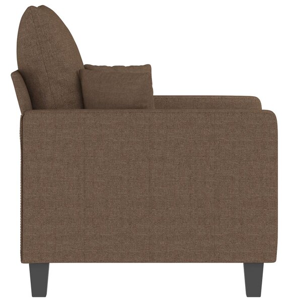 Barna szövet kanapéfotel 60 cm