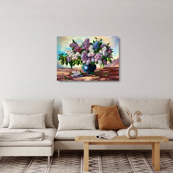 Kép - Orgován csokor (üvegen) (70x50 cm)