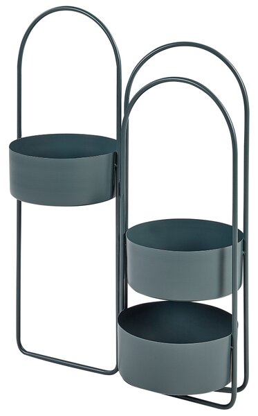 Virágállvány COLUTENA Fém 56 cm Sötétkék