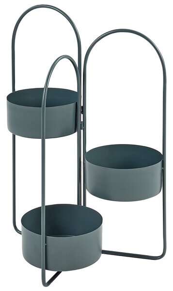 Virágállvány COLUTENA Fém 56 cm Sötétkék