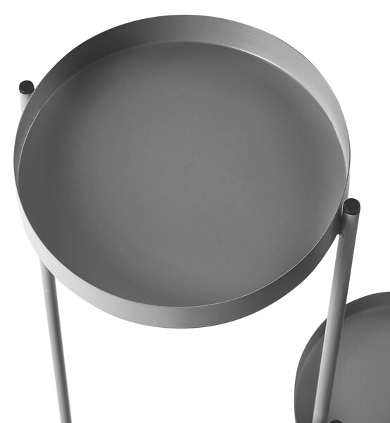 Virágállvány FRAGARIA Fém 42 cm Fekete