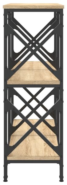 Sonoma tölgy színű szerelt fa dohányzóasztal 100 x 28 x 80,5 cm