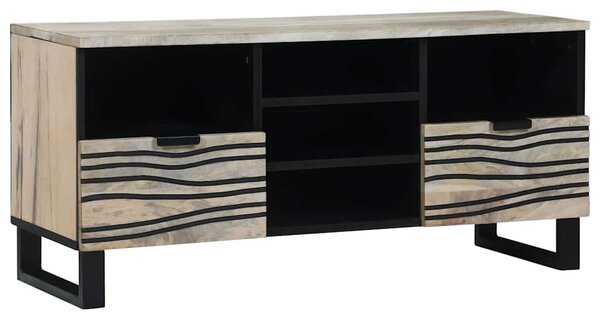 TV egységek fiókkal Fehér 100 x 33 x 46 cm Faanyag