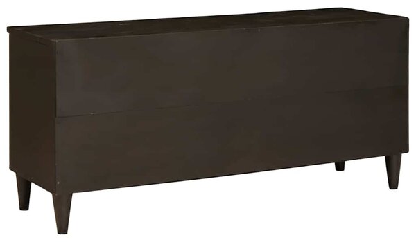 TV szekrény Fekete és Arany 100 x 33 x 46 cm Szerelt Fa