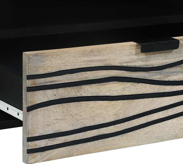 TV egységek fiókkal Fehér 80 x 33 x 46 cm Faanyag