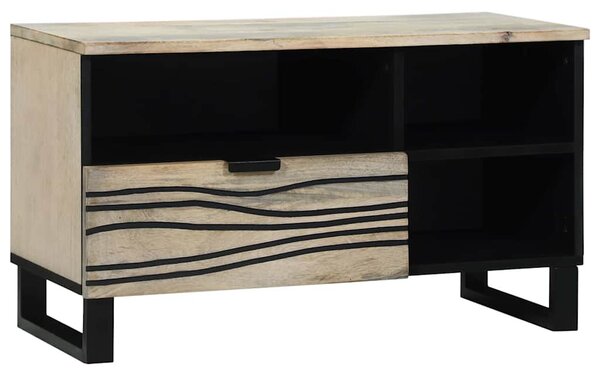 TV egységek fiókkal Fehér 80 x 33 x 46 cm Faanyag