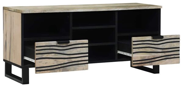 TV egységek fiókkal Fehér 100 x 33 x 46 cm Faanyag