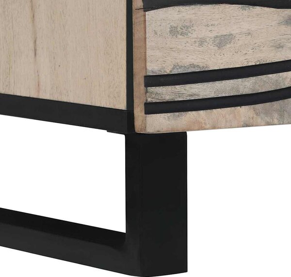 TV egységek fiókkal Fehér 100 x 33 x 46 cm Faanyag
