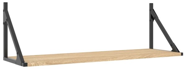 2 db sonoma tölgyfa fali polc 80 x 25 x 25,5 cm