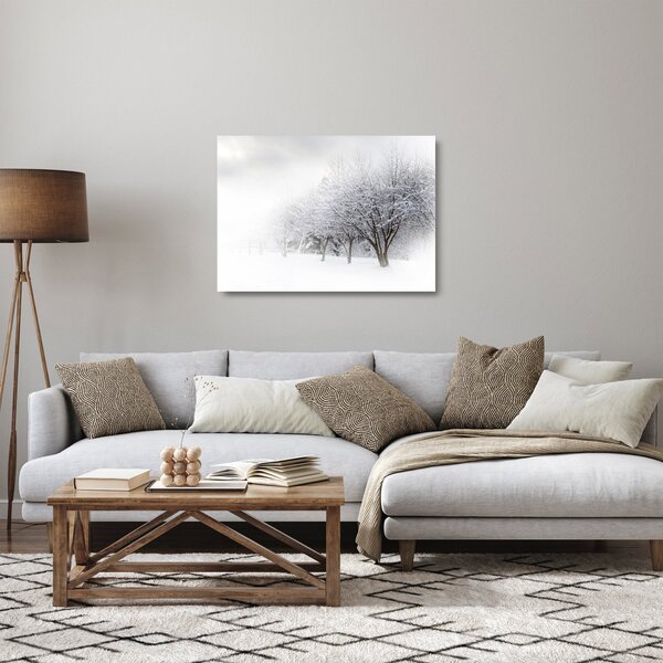 Kép - tél sikátor (üvegen) (70x50 cm)