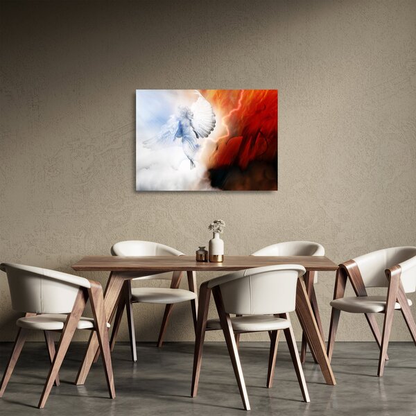 Kép - Jó és rossz (üvegen) (70x50 cm)