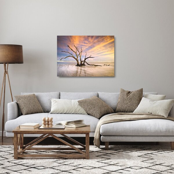Egy fa képe az óceánban (üvegen) (70x50 cm)