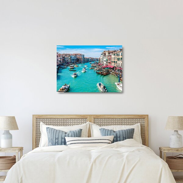 Kép - Grand Canal, Velence, Italy (üvegen) (70x50 cm)