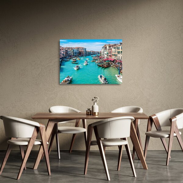 Kép - Grand Canal, Velence, Italy (üvegen) (70x50 cm)