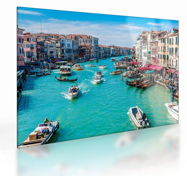 Kép - Grand Canal, Velence, Italy (üvegen) (70x50 cm)