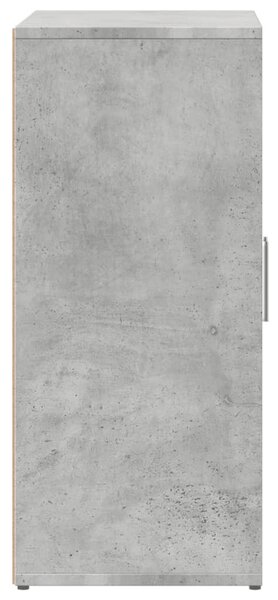 Betonszürke szerelt fa tálalószekrény 60 x 31 x 70 cm