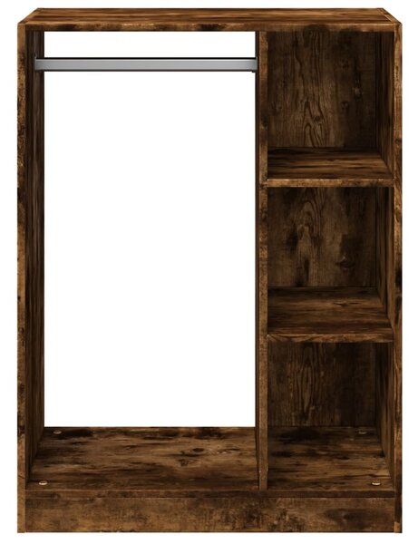 Füstös tölgy színű szerelt fa ruhásszekrény 77 x 48 x 102 cm