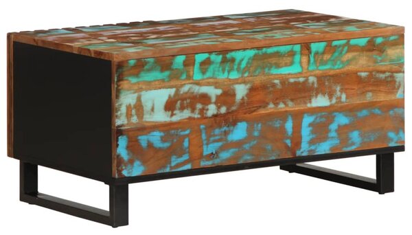 Tömör akácfa dohányzóasztal 80 x 51 x 40 cm