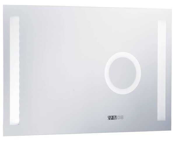 LED-es fürdőszobai falitükör érintésérzékelővel 100 x 60 cm