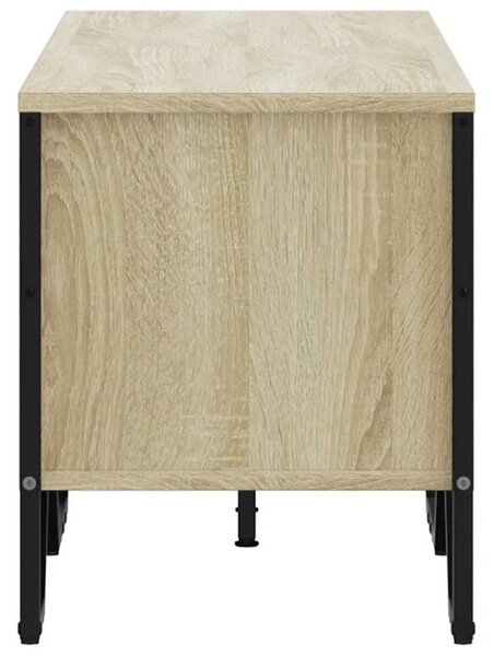 Sonoma tölgy színű szerelt fa TV-szekrény 122 x 34 x 41 cm