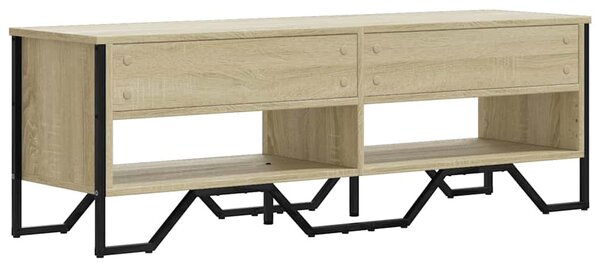 Sonoma tölgy színű szerelt fa TV-szekrény 122 x 34 x 41 cm