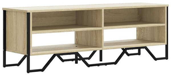 Sonoma tölgy színű szerelt fa TV-szekrény 122 x 34 x 41 cm