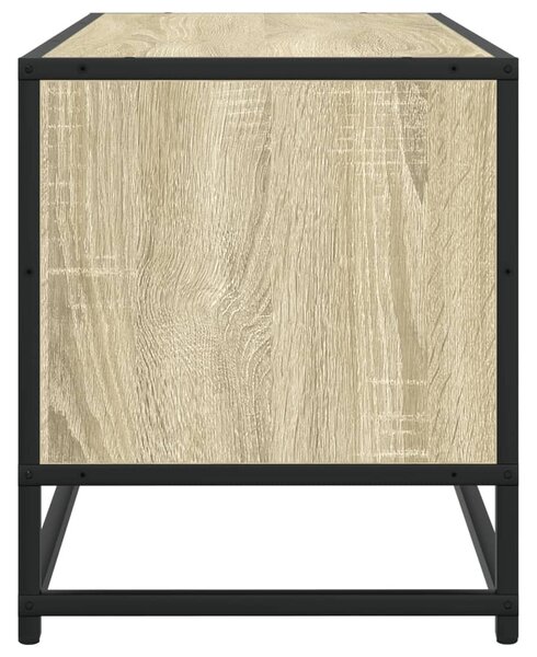 Sonoma tölgyszínű szerelt fa és fém TV-szekrény 80x34,5x40 cm