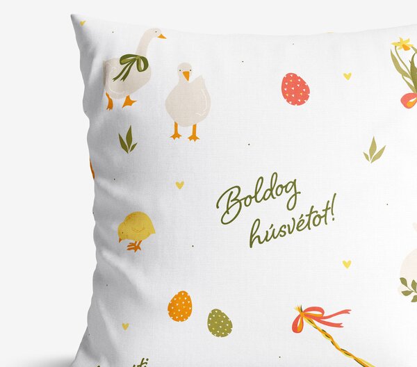 Goldea húsvéti párnahuzat - extra erős 100% - os pamut - tradicionális húsvéti 45 x 45 cm