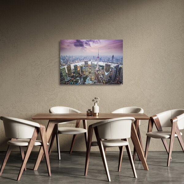Kép - Shanghai, Kína (üvegen) (70x50 cm)