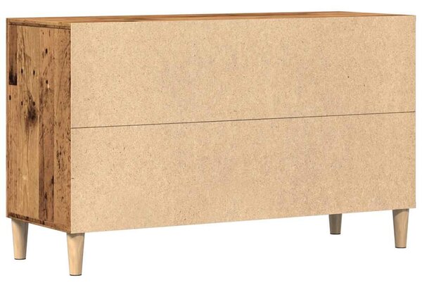 Antik fa színű szerelt fa tálalószekrény 100 x 36 x 60 cm