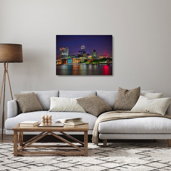 Kép - esti London (üvegen) (70x50 cm)