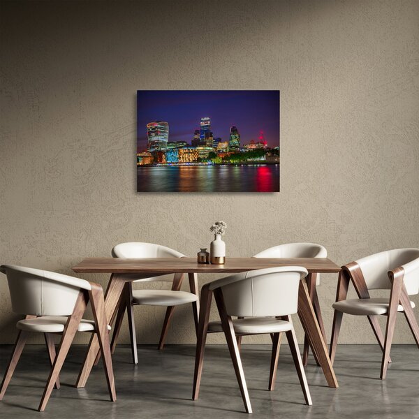 Kép - esti London (üvegen) (70x50 cm)